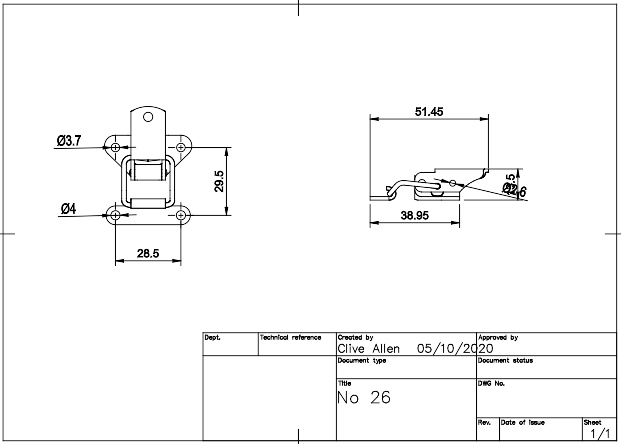 Type 26 Toggle &amp; Hook